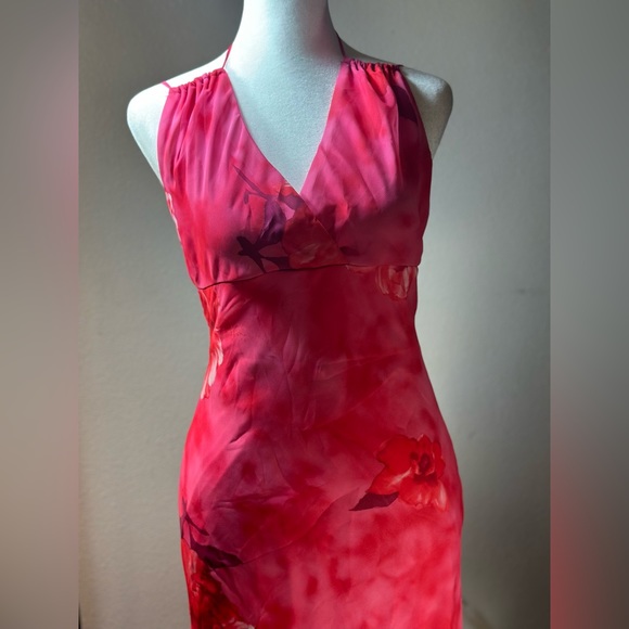 COPY - Vintage Y2k floral hot pink dress size 3 - Picture 17 of 17